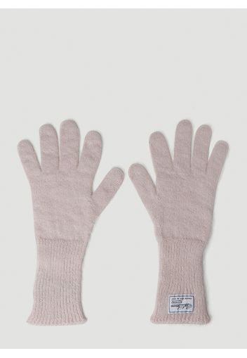 Logo Patch Knit Gloves - Mann Handschuhe L