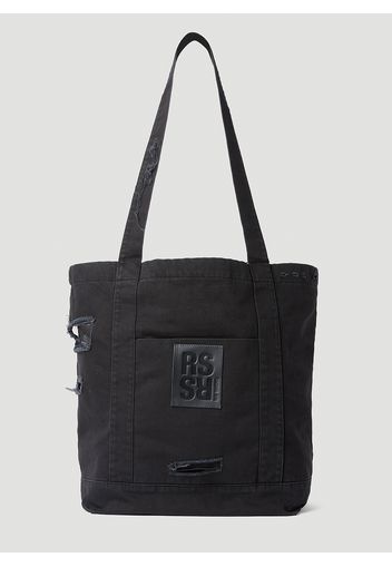 Logo Patch Tote Bag - Mann Shopper One Size