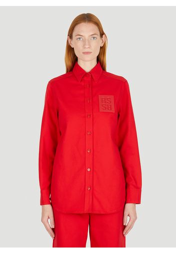 Logo Patch Shirt - Frau Hemden Xs