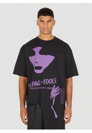 Asymmetric Festival Of Fools T-shirt - Mann T-shirts S