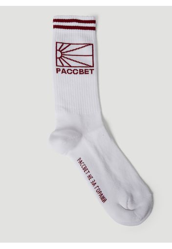 Logo Jacquard Socks - Mann Socken L