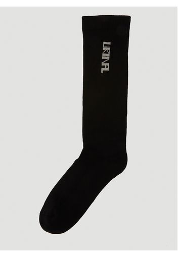 Logo Intarsia Socks - Mann Socken 1