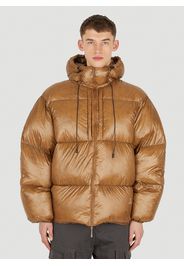 Shiny Hooded Down Jacket - Mann Jacken Xl