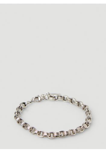 Ridged Cable Link Bracelet - Mann Schmuck M