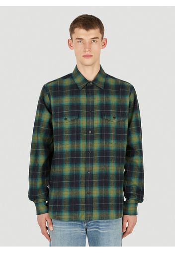 Oversized Flannel Shirt - Mann Hemden M