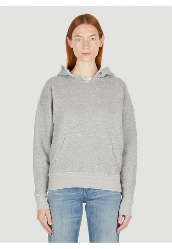 Distressed Hooded Sweatshirt - Frau Sportbekleidung M