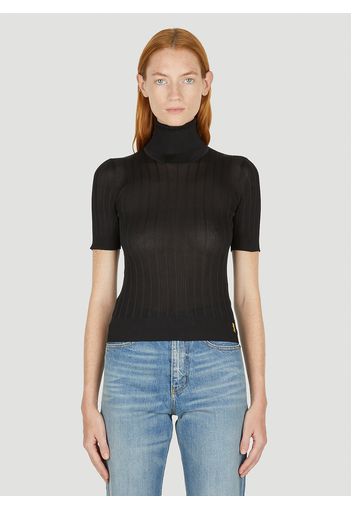 Monogram Roll Neck Sweater - Frau Strick M