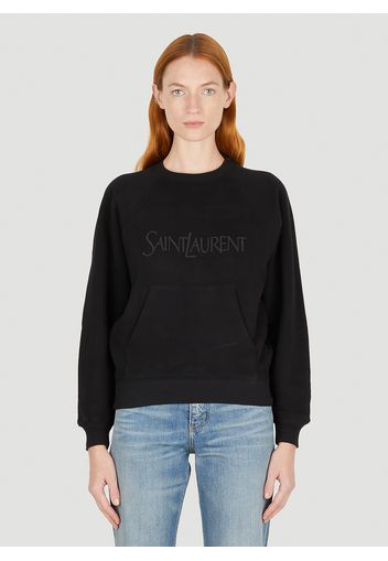 Logo Embroidery Sweatshirt - Frau Sportbekleidung L