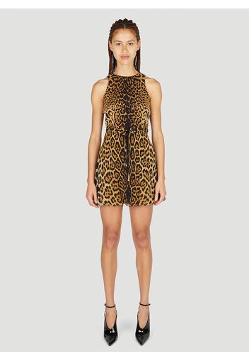 Animal Print Mini Dress - Frau Kleider Fr - 36