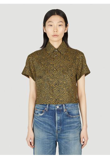 Animal Print Shirt - Frau Hemden Xs