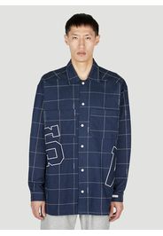 Contrast Stitch Flannel Shirt - Mann Hemden Xl