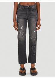 Paint Drop Jeans - Frau Jeans 1