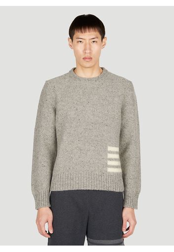 4 Bar Intarsia Sweater - Mann Strick 2