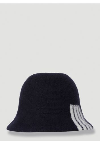 4 Bar Stripe Bucket Hat - Frau Hats M