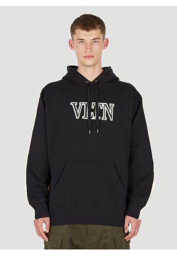 Embroidered Logo Hooded Sweatshirt - Mann Sweatshirts L