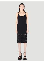 Slash Hem Knit Midi Dress - Frau Kleider It - 38
