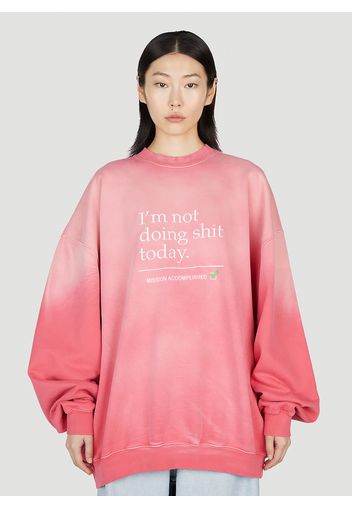 Slogan Sweatshirt - Frau Sportbekleidung S