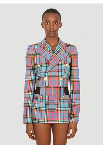 Cut Off Check Blazer - Frau Blazers It - 42