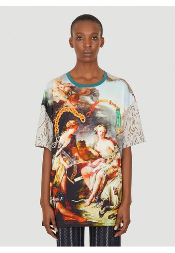 Graphic Print T-shirt - Frau T-shirts Xs