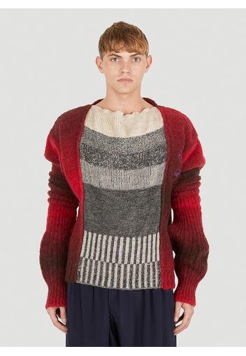 Ombre Panelled Sweater -  Strick M