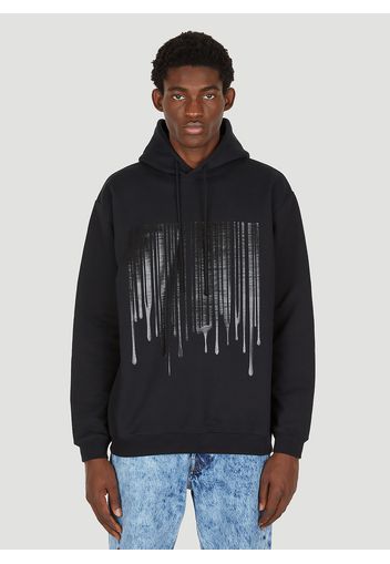 Dripping Barcode Hooded Sweatshirt -  Sweatshirts Xl