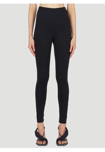 Rear Zip Leggings - Frau Leggings Xs