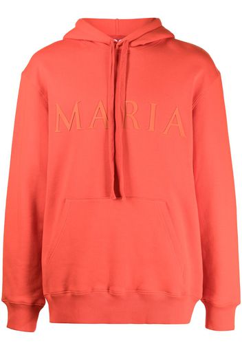 032c Maria organic cotton hoodie - Rosso