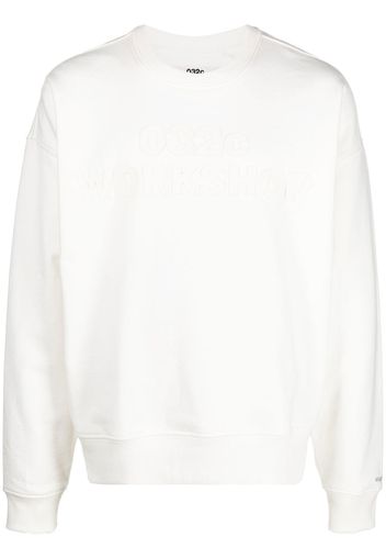 032c tonal logo-print sweatshirt - Toni neutri