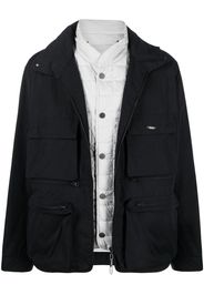 032c zip-up utility jacket - Nero