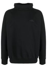 032c roll-neck logo-print sweatshirt - Nero