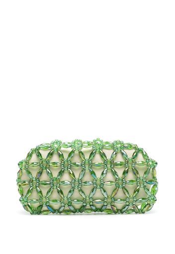 0711 Clutch con decorazione - Verde