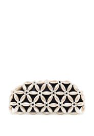 0711 Clutch con perle - Giallo