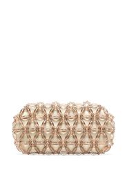 0711, 0711 Clutch con perline - Nero