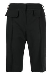 0711 tailored knee-length shorts - Nero