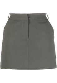 0711 wool-blend mini skirt - Verde