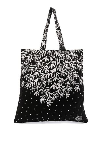 graphic print tote bag