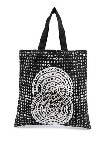 graphic print tote bag