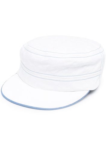 10 CORSO COMO Cappello con bordo a contrasto - Bianco