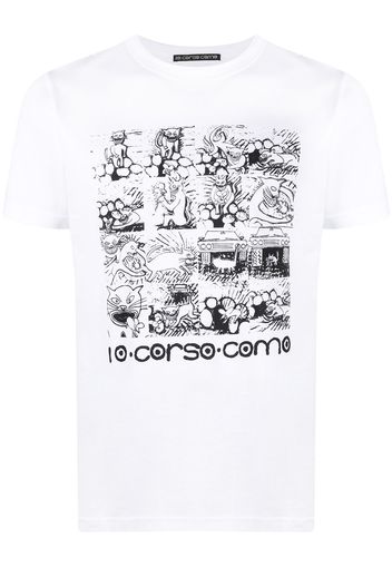 10 CORSO COMO T-shirt con stampa - Bianco