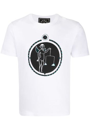 T-shirt con stampa Libra