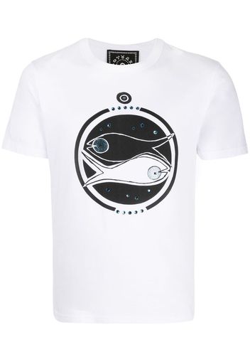 Pisces print T-shirt