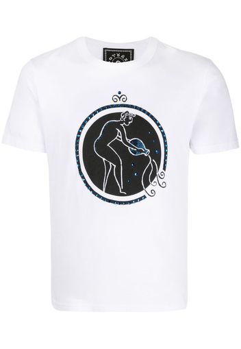 Aquarius print T-shirt