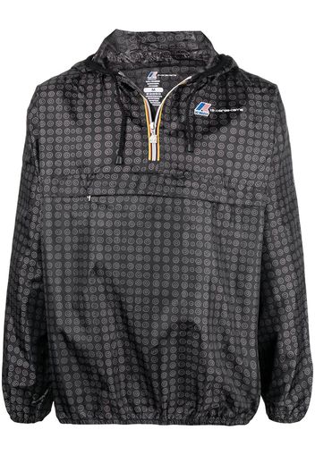 10 CORSO COMO printed windbreaker - Nero