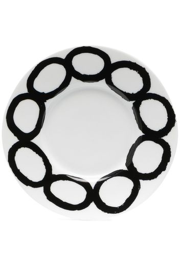 10 CORSO COMO ring print plate - Bianco