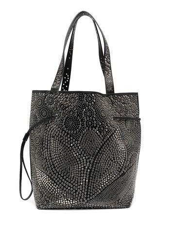 10 CORSO COMO Borsa tote con borchie - Nero