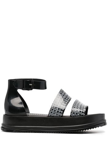 10 CORSO COMO monogram-print chunky sandals - Nero