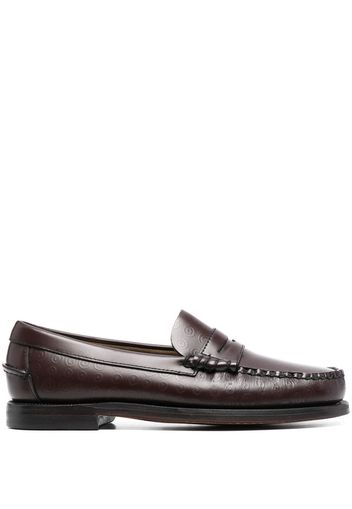 10 CORSO COMO Dan leather loafers - Rosso