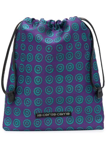 10 CORSO COMO geometric-print makeup bag - Viola