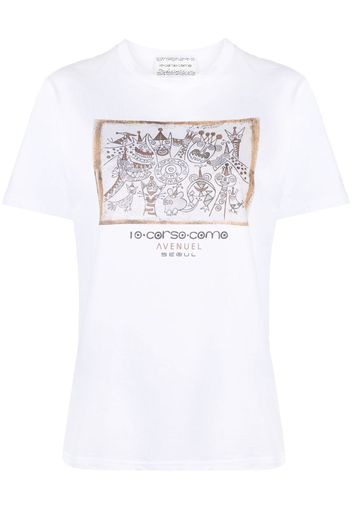 10 CORSO COMO T-shirt con stampa Seoul - Bianco
