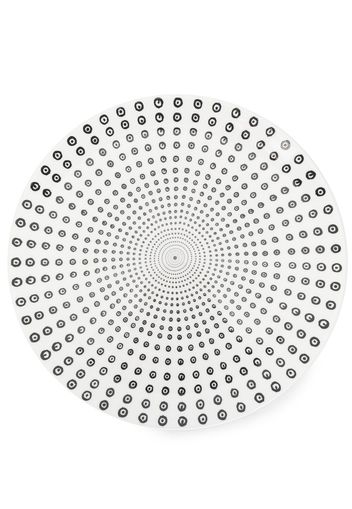 10 CORSO COMO Piatto con stampa grande - Bianco